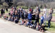 A total of 52 youth participated in the annual Valentine Kids Fishing Clinic. Photos by Steve Isom