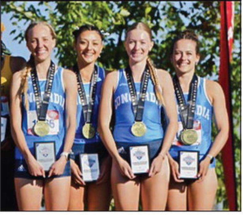 Pictured are L to R:Trinity Tuls, Kayla Kirchner, Isabelle Salters, and Adriana Rodencal.