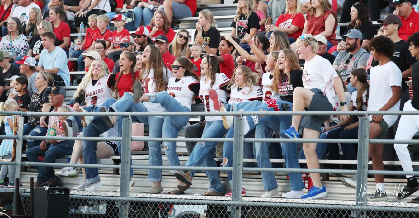 Students show their Badger spirit at Homecoming, Friday, September 26, 2025.