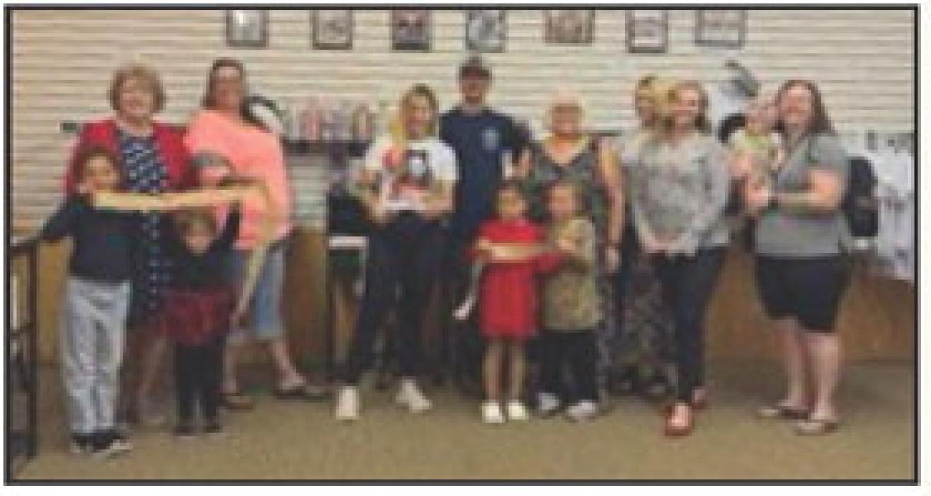 Pictured at Sandhills Boutique Company’s Ribbon Cutting are from L to R: Carolyn Moore, Crystal Welliver, Makenna and Jess Shelbourn, Nadeane Allard, MaKayla Lamprecht and Jenny Moore.