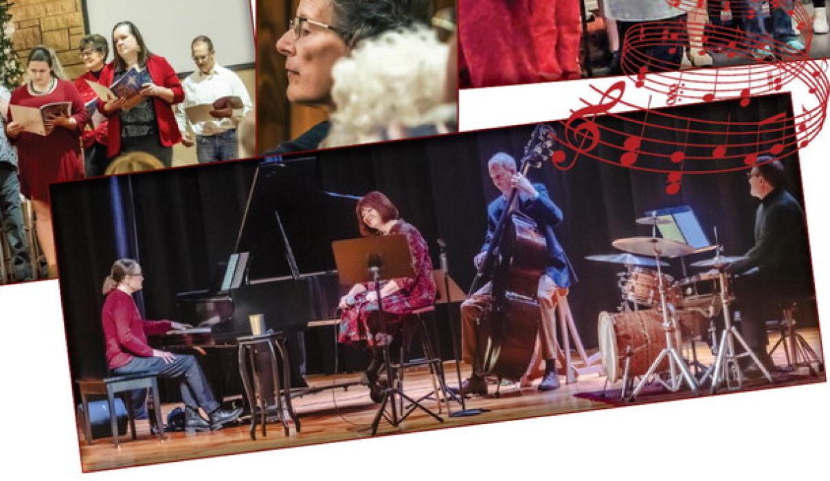 The Mary Carrick Quartet performed at the Valentine High School with Silver Bells and Candy Canes.