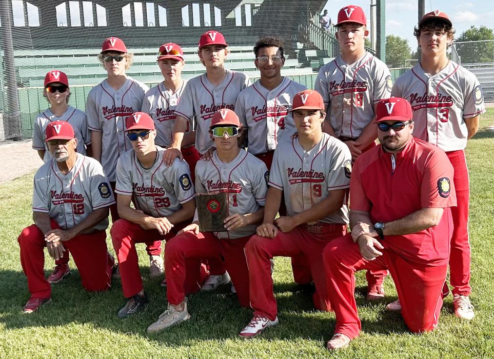 Pictured are back row, L to R: Nash Hesse, Garrett Cumbow, Gage Sandoz, Leighton Reagle, Jekhi Williams, Parker Chavez, Trystan Beebout. Front row, L to R: Coach Kent Lopez, Isaac Cronin, Dominic Beebout, Trace Buechle, and Coach Max Renning. Not pictured, Coach Vince Lopez, and Jayden Bacon.