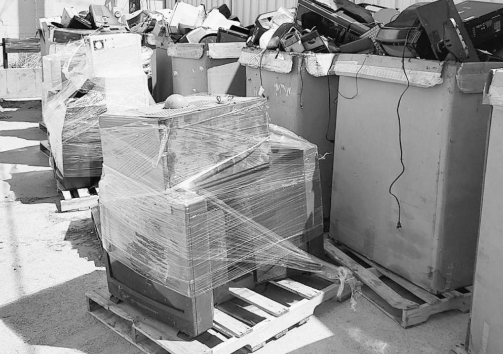 Clearly heaps of old CRT TVs and computer items were collecting dust in people’s homes and possibly garages; now have a great new place to live! It’s phenomenal that they won’t be living in our landfill and instead will be recycled.