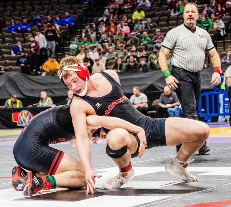 Clayton Elliott, 165#, during round two.