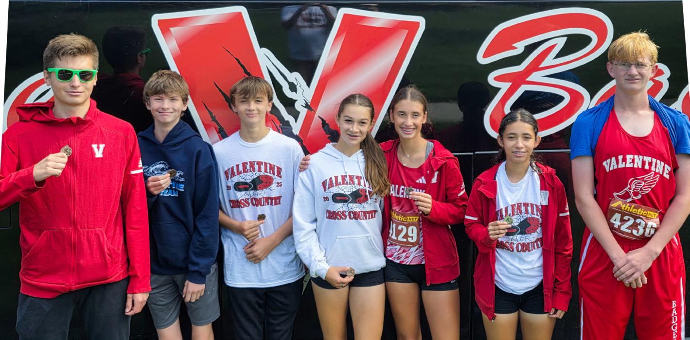 Pictured are from L to R: 10th place, Landen Mooney; 12th place, Reed Greenough; 13th place, Tyler William; 13th place, Kealy Titus; 10th place Taylie Fletcher; first place Mariana Azarcoya; and 15th place, Jakob Purdum.