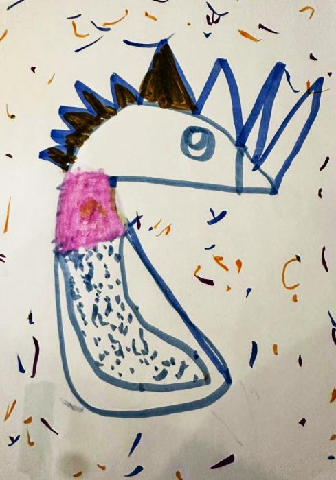 Leni Joseph likes to draw! Her dad, Robert Joseph, said she has many renderings of ducks looking at their butt and one would become an alternate logo for their new enterprise.