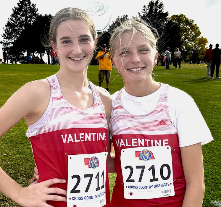 Paige Sprenger and Christen Larson competed at NSAA Districts and finished 25th and 30th respectively.