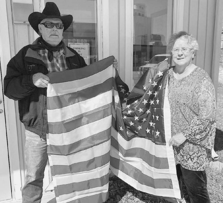 DAR awards American Flag to Merriman Memorial Cemetery