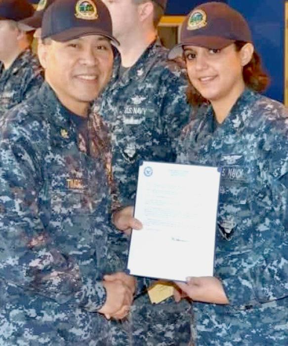 Ashley Blume Vackiner is the new Cherry County Veterans Service Officer. She is pictured at her June 2016 advancement.