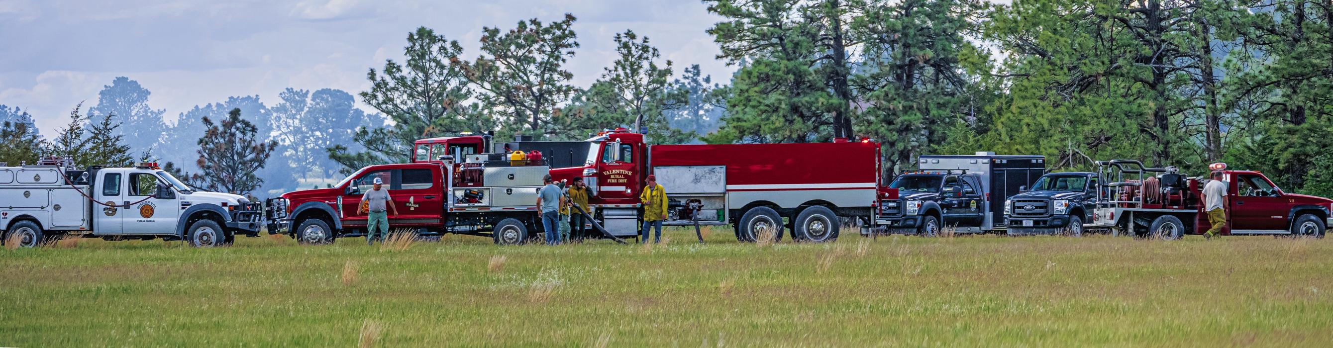 VFD calls for mutual aid on Smith Falls Road fire