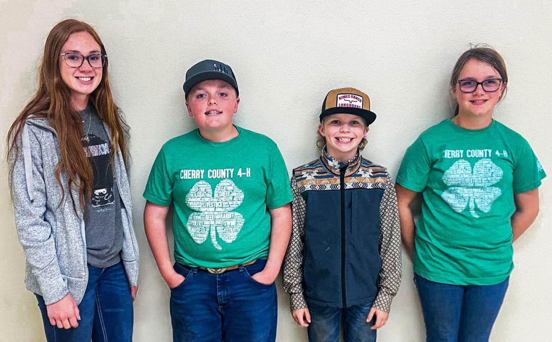 Pictured are from L to R: Ayden Naslund, Senior Champion; Tate Ward, Junior Champion; Jake Kime, Junior Reserve Champion; Brooklyn Nollette, Intermediate Reserve Champion.