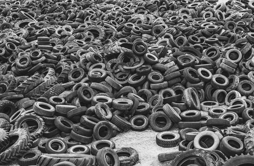 The tread on these tires shows the diversity of businesses, and industry that is done here in the Sandhills. The consciousness of the people of the Sandhills to find these tires a new home also shows that they’re good stewards of the land! Photo by Laura Vroman