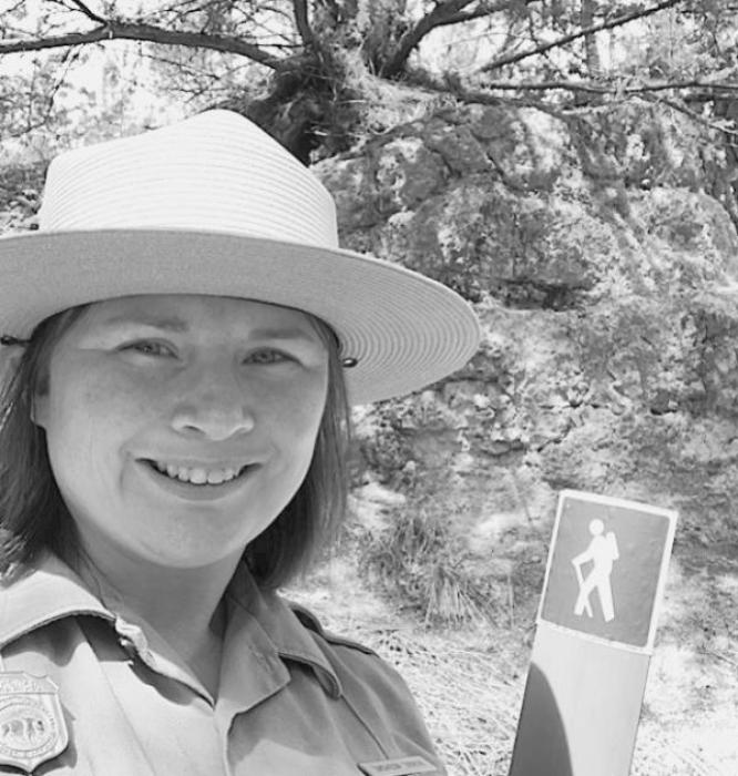 Ranger Bobbi Roshone’s selfie.