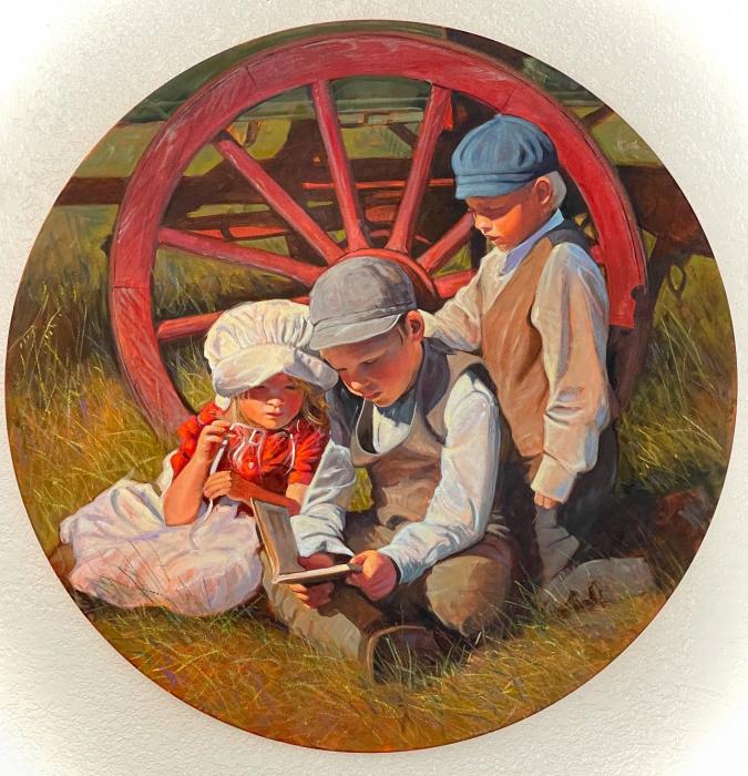This is a Best of Show painting by David Dorsey, who will be presented with a Best of Show Award at the reception, January 8.