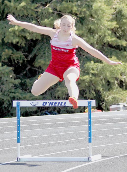 Cadence Swanson competed in the 300 Meter Hurdles.