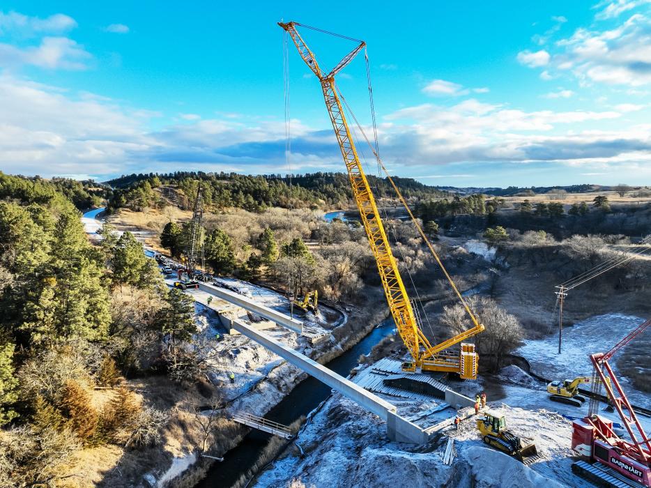 Minnechaduza Creek Bridge update