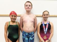 Medal winners at the AAU Junior Olympics, held in Des Moines, IA included: Addy Valen, Ryan Adams and Kaylee Luthy.