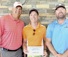 Championship Flight winner, Team MARC Air is pictured from L to R: AJ Abbott, Michael Frickel, and Nick Larsen.