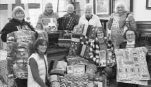An Advent Retreat was held in Newcastle where a collection of blankets was given to the Winnebago Indian Reservation.