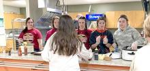 The C-K FFA served breakfast for staff and students during FFA week.
