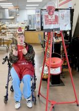 Jordan Kruger ringing the bells at Scotty’s.