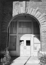 Centennial Hall has new doors and two windows!