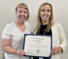 Mid Plains recognizes Carrie Reinders