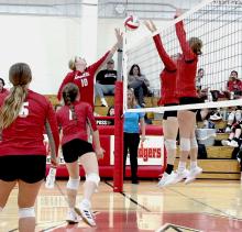 Lady Badgers won against Cozad!