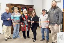 Pictured at Ruby Law’s Ribbon Cutting are from L to R: Dean Jacobs, Bodell Bachelor, Nadeane Allard, Kelsey Ruby, Jason Kelber, and Chris Hernstrom. Photo by Laura Vroman