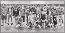 The Valentine Badgers took first place honors at the Chadron Invite. Photo by DeanNa Fowler