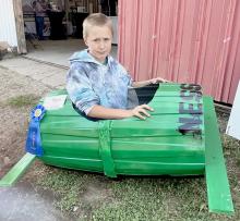 John Connell of Long Pine received first place for his boat Nessie.