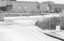 Photos courtesy of NDOT The intersection of Cherry and Fourth Street has concrete which is waiting to be cured.