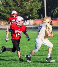 for the tackle. Cooper Connot, #14 going in