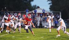 Trystan Beebout #3 touchdown run in the Badger Homecoming game.