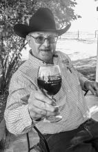 Greg Nollette raises his glass after the ground breaking ceremony that took place at Niobrara Valley Vineyards, Monday, September 26, 2022. Photo by Regina Osburn