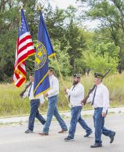 The Cherry County Veterans Color Guard