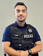 Officer Drew Lamb joins the Valentine Police Department. Photo by Laura Vroman