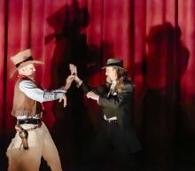 Deep in the mine...the GOLD mine,..good and evil compete with open hand slaps in the most dastardly way possible much to the audience’s delight in the return of the Valentine Players to the Old West Days stage. Pictured are Stanley Sotou - Jim Liddy and Sly Scavenger- Jack Liddy in the production of A Golden Fleecing. Photos by Laura Vroman