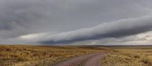 An unexpected roll cloud formed across the Sandhills Friday, April 29, 2022. Nothing came of it except for some much needed rain. In all, 1.23 inches fell that day.