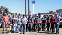 Thursday, September 19, 2024, Circle K Tire Pros held their Ribbon Cutting. Pictured are from L to R: Chris Hernstrom, Carolyn Moore, Larry Kluender, Jenny Moore, Konni Kluender, Michael Kluender, Rowdy Kluender, Brandon Whiting, Bobby Charles, Mason Hill, Trinity Danielson, Jesus Garza, Kristine Castellaw, Robin Roth, Mark Adamson, David Lopez, Zane Limbaugh, and Trenton Solida. Photo by Laura Vroman