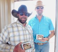 Zeb Graham and Kyle Qualley, Businessman’s Roping.