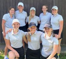 Pictured are back row, L to R: JoJo Jordan, Grace Murphy, Rylee Ward, Marybelle Ward, Kaylee Hanson. Front row, L to R: Rylee Wackler, Joni Cox, Tierney Miller.