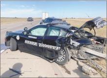 Thankfully it wasn’t what it could have been - no one was injured in this accident along Interstate 80.