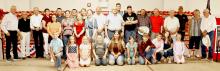 2024 Quilts of Valor 4-H recipients and their 4-H presenters.