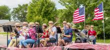 This could be you - only playing in the Cherry County Fair Parade! Your skills are needed to add music to the annual parade - rehearsals will begin July 25, at 7:00 p.m. at the Valentine High School band room. Photo by Laura Vroman