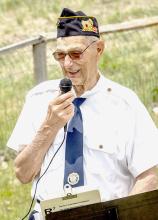 American Legion Post 202 Adjutant Walter Ries, Jr. Photos by Laura Vroman