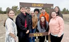 CK D2-4 medalists are pictured from L to R: Amanda Pongratz, Isaac Pitkin, James Walkling, Kynzee McConaughey, Emiliano Garza, Zoey Dorian, Teagen Fish, Addysen Hawthorne, and Aubryanna Schmit.