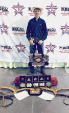 Colter Austin will compete in three events in the National Junior High Finals Rodeo in Des Moines, IA.