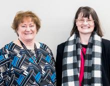 Mid Plains has new administrators, pictured from L to R: Ronna Morse, and Jennifer Edson. Photo by Laura Vroman
