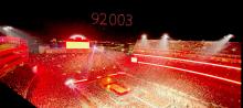 Providing new memories to the fans at Memorial Stadium on game days, pictured is the record breaking attendance at the August 30 game at UNL.